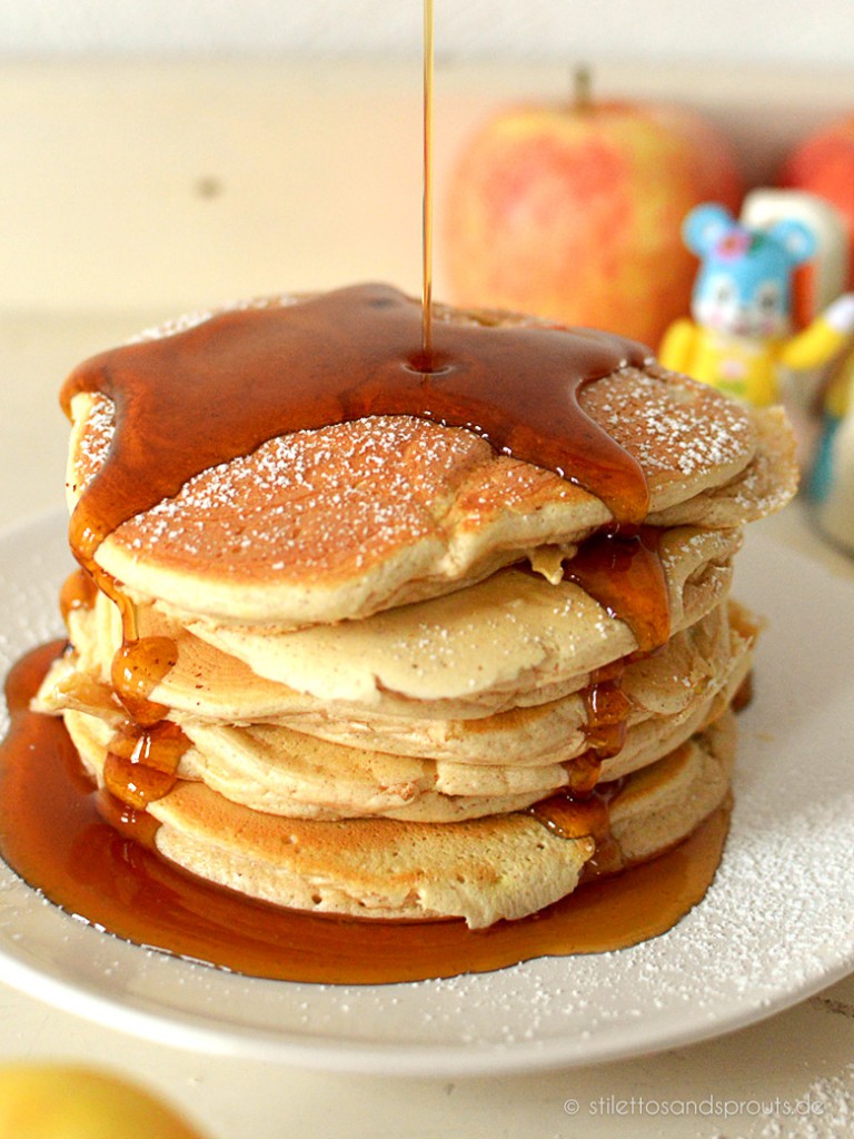 Apple Pancakes mit Zimt