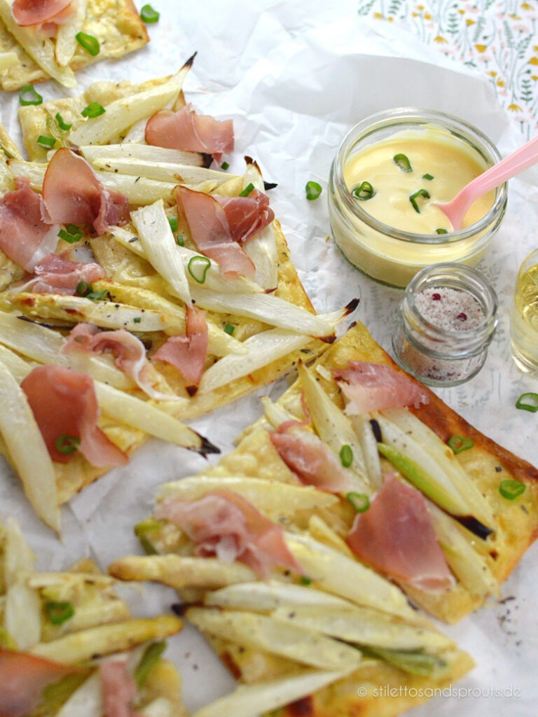 Spargel Rezept mit weißem Spargel und Hollandaise