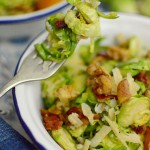 Brussels Sprouts Salat mit Bacon