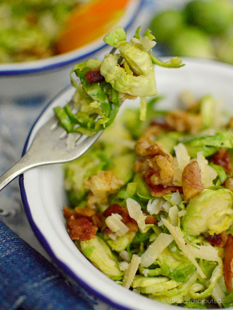 Brussels Sprouts Salat mit Bacon