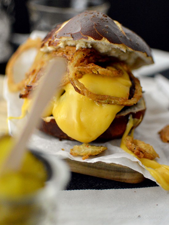 Beer Cheese Burger Stilettos & Sprouts