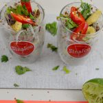 Glasnudelsalat mit Hackfleisch