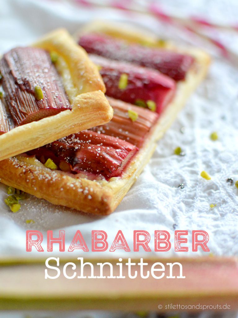 Rhabarber Schnitten - Stilettos & Sprouts