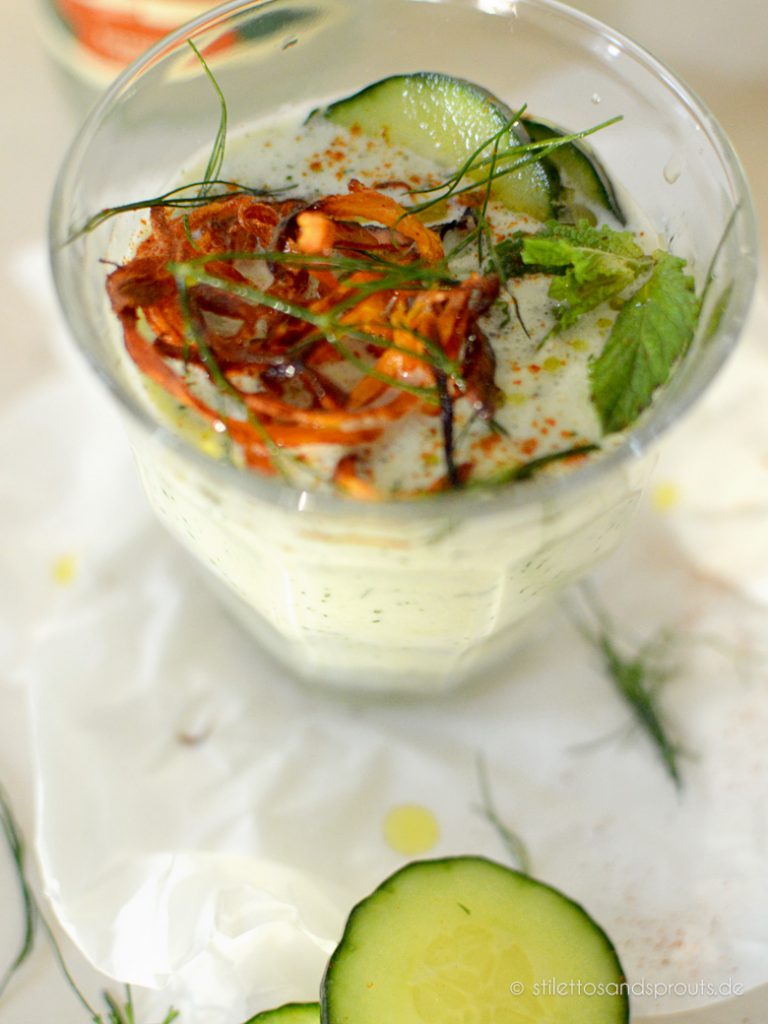 Kalte Gurkensuppe perfektes Sommer-Gericht