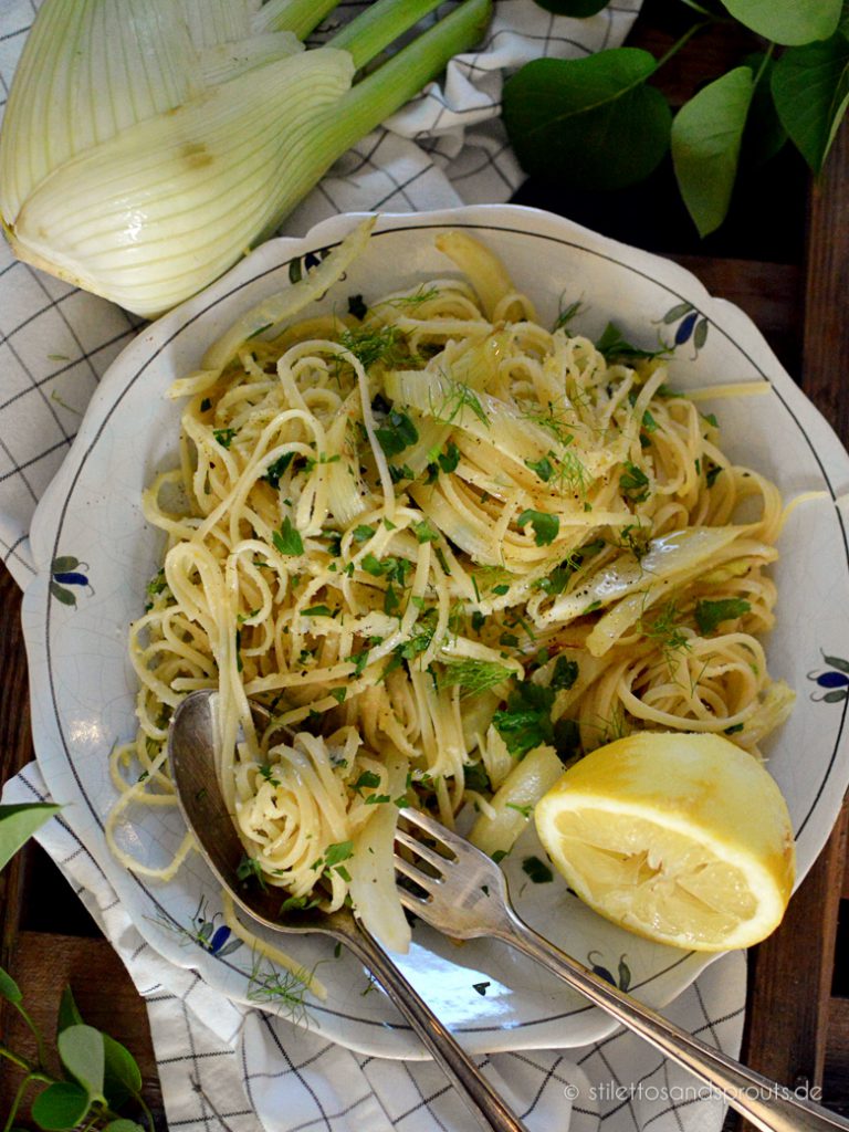 Vegane Fenchel-Pasta schnelle und gesund