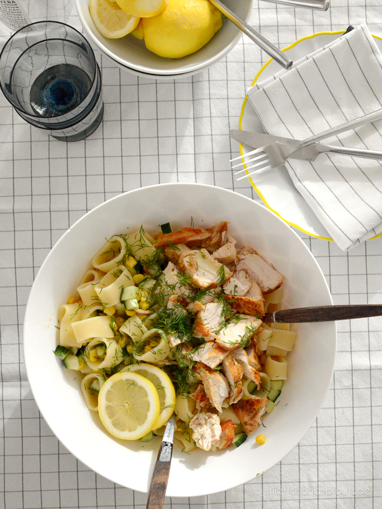 Pasta Chicken Salat Lemon Pasta Chicken Salad Stilettos & Sprouts
