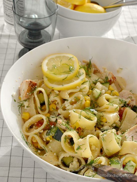 Pasta Chicken Salat Lemon Pasta Chicken Salad Stilettos & Sprouts