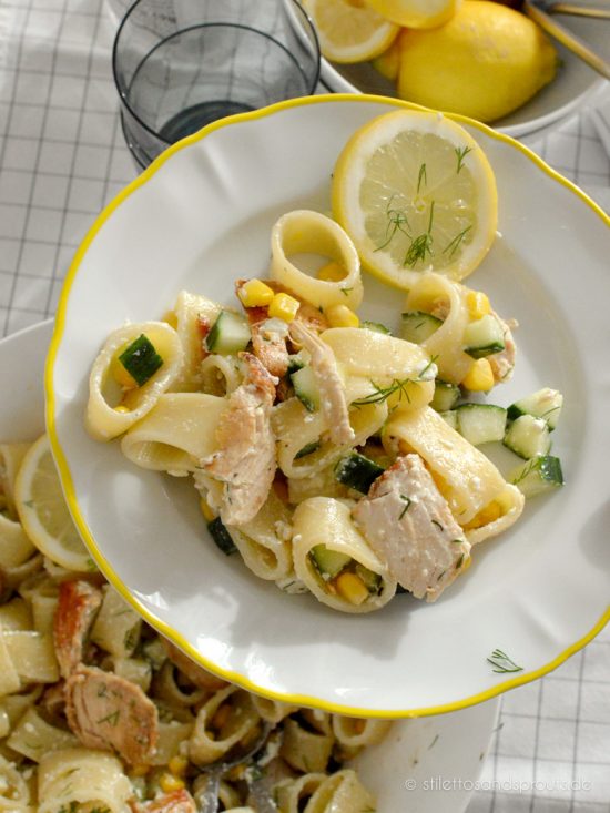 Pasta Chicken Salat Lemon Pasta Chicken Salad Stilettos & Sprouts