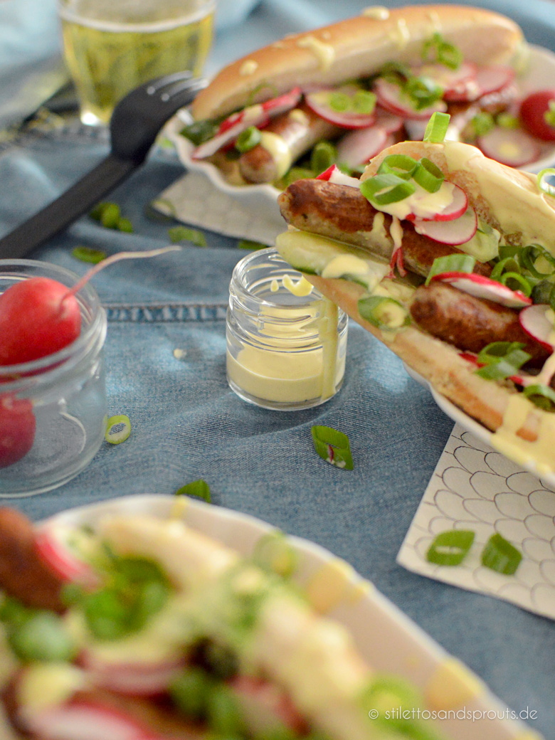 Hot Dogs mit Nürnberger Würstchen
