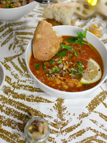 Harira – orientalische Linsensuppe - Stilettos &amp; Sprouts