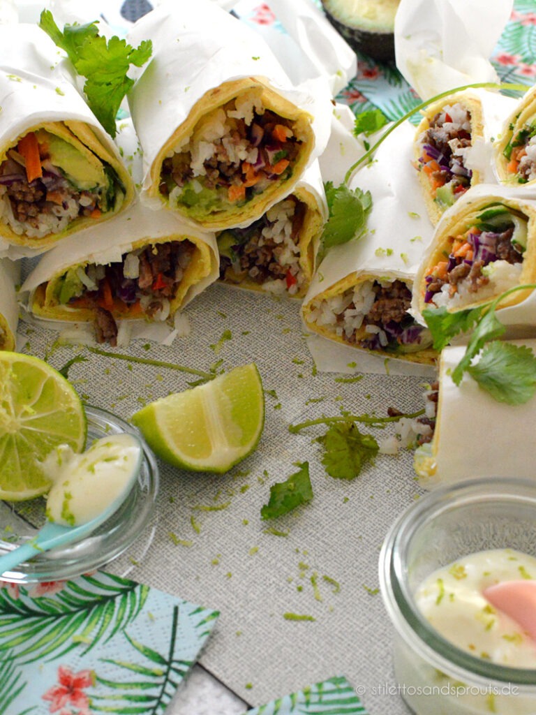 Burritos im Thai-Style