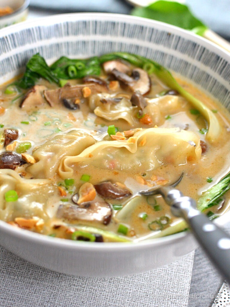 Rotes Thai Curry mit Dumplings
