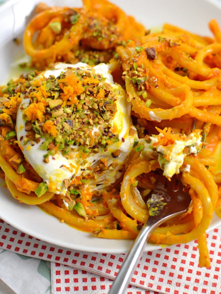 Kürbis Nudeln Italienisch