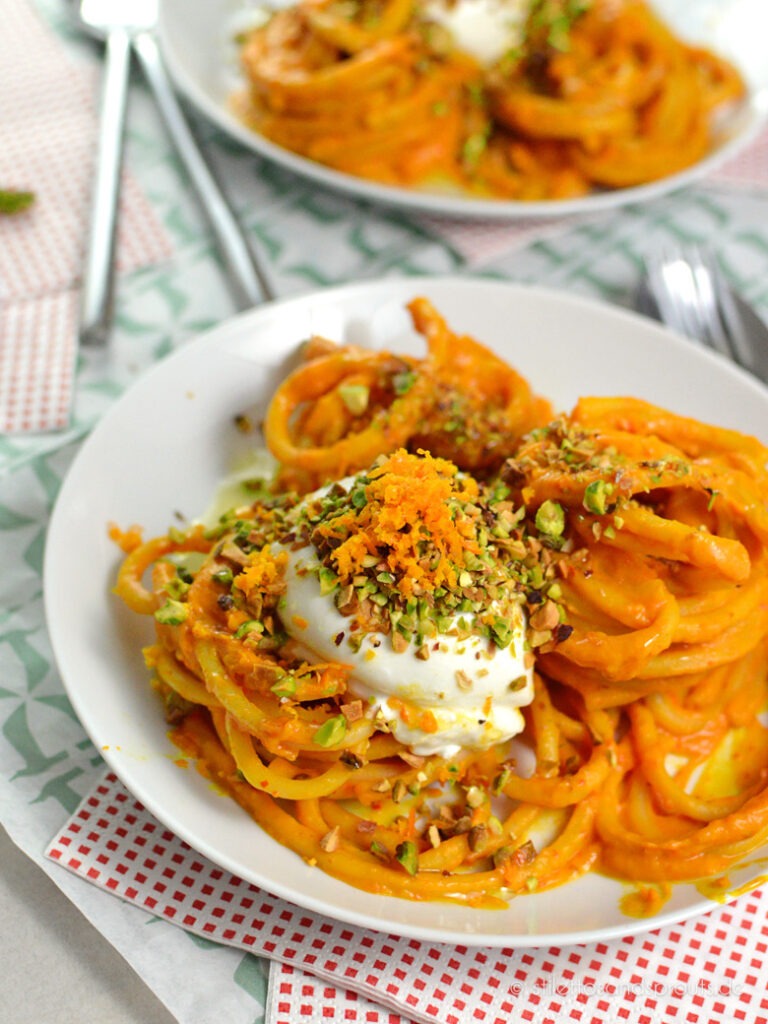 Kürbis Rezept mit Burrata