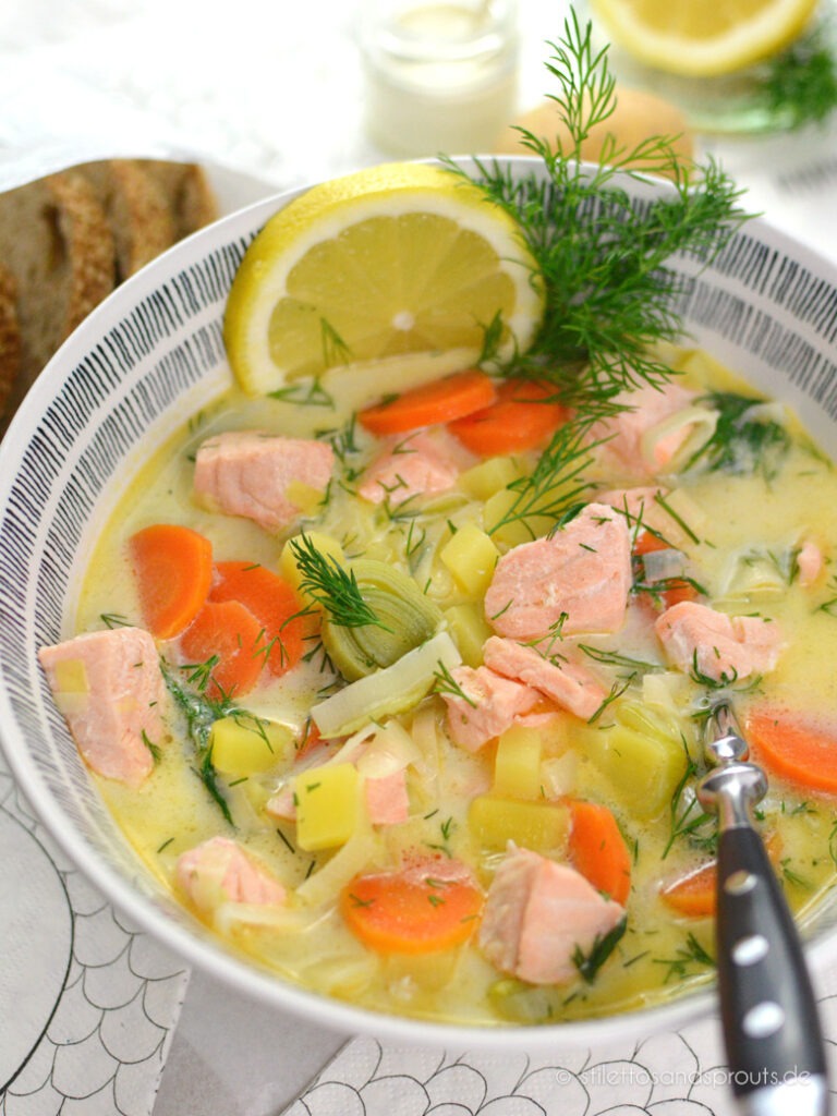 Finnische Lachssuppe