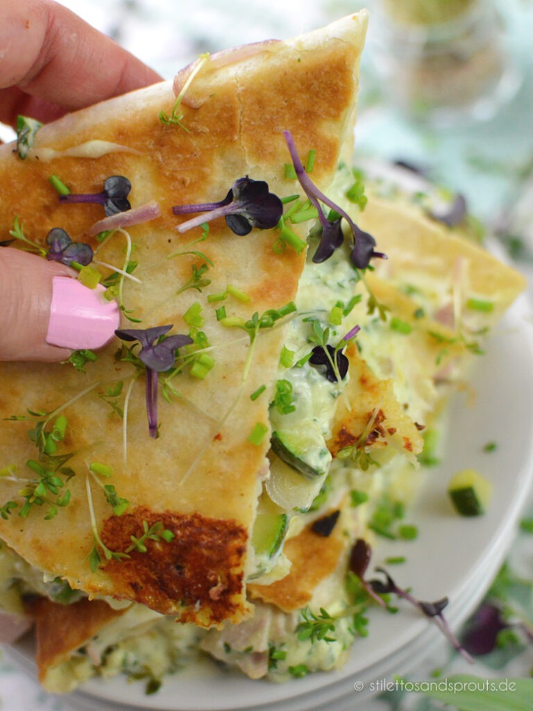 Fingerfood mit Bärlauch und Käse