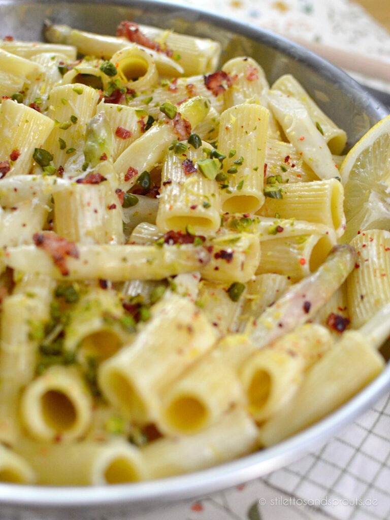 Weißer Spargel Pasta