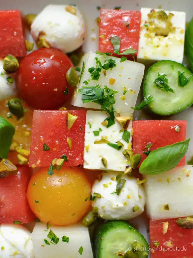 Melonen Feta Platte