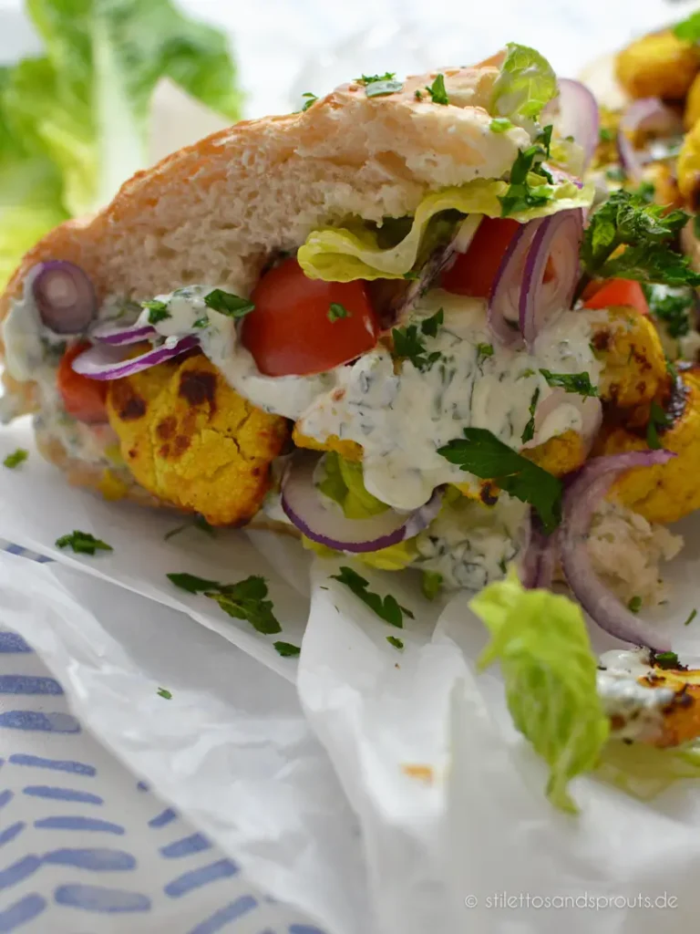 Blumenkohl Döner Sandwich