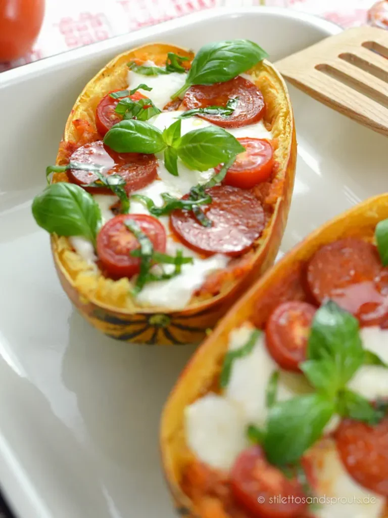 Pizza-Style Spaghetti Kürbis