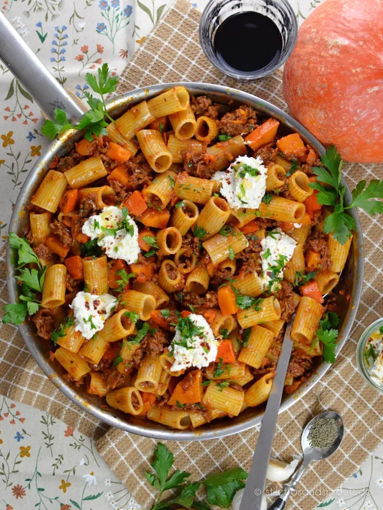 Kürbis Bolognese