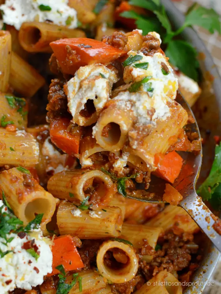 Pasta Bolo mit Kürbis