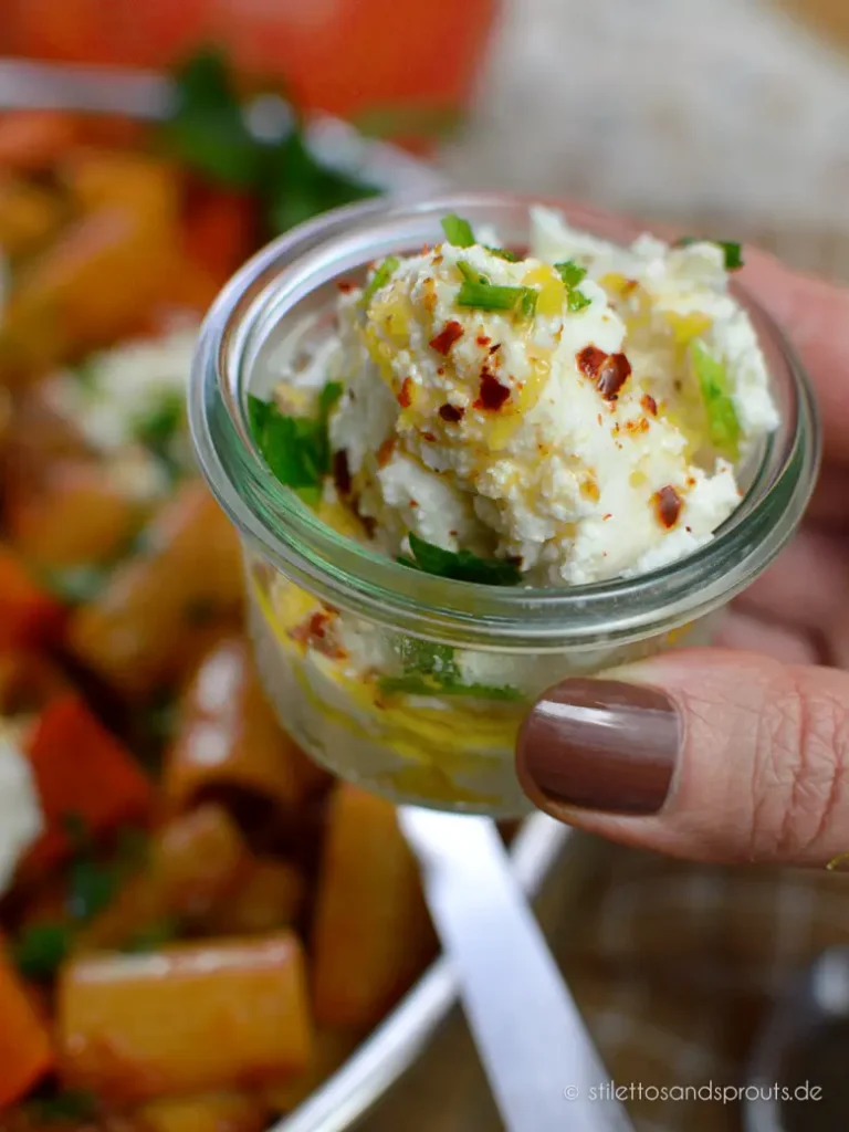 Ricottacreme als Topping
