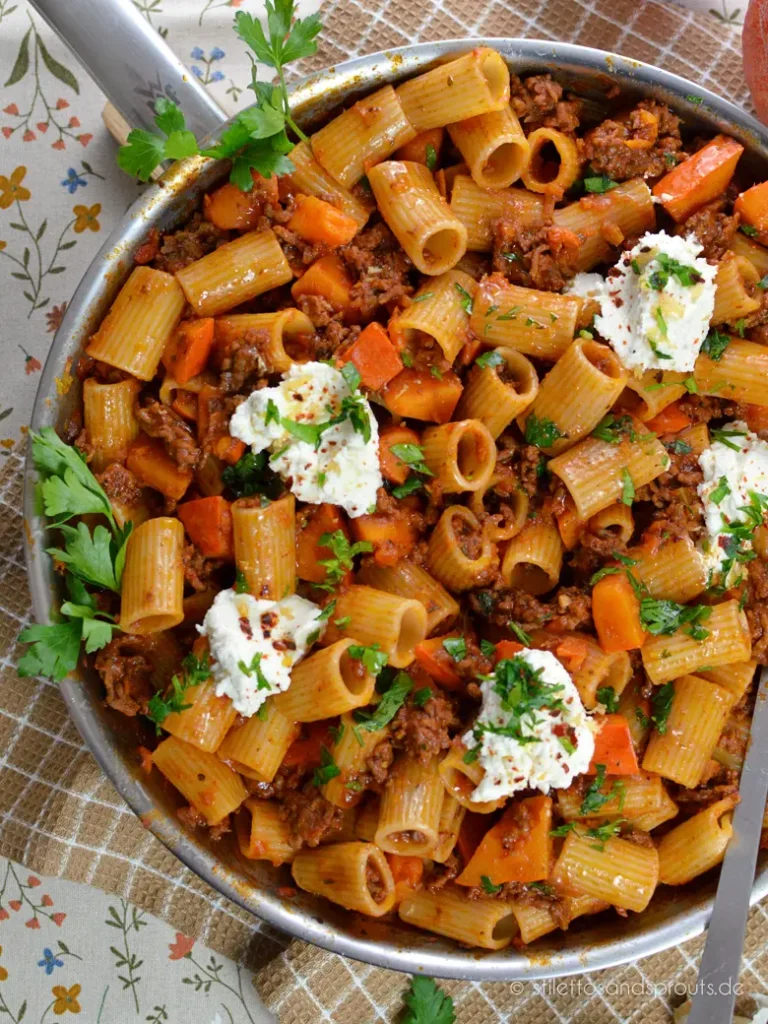 Pasta mit Hackfleisch