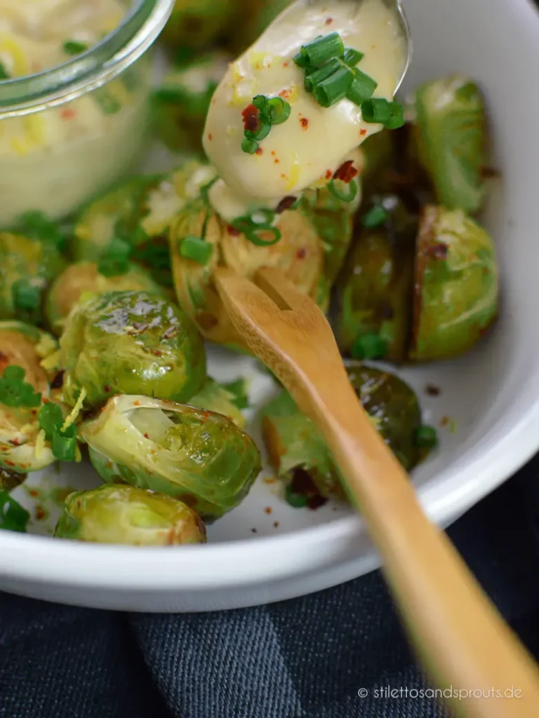 Rosenkohl im Ofen geröstet
